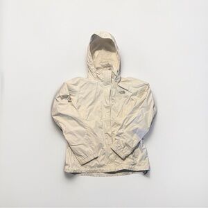 The North Face Cream Hooded Raincoat